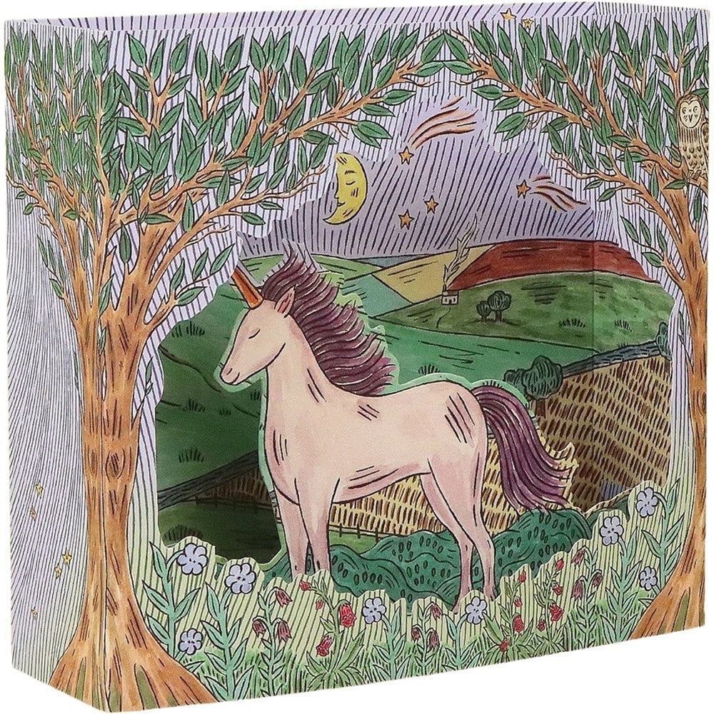 Art Angels Twilight Unicorn Die Cut Card (1 pc)