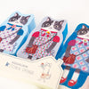 Close up of Kusuguru Decorative Kitchen Sponges - Set B (3 pcs)