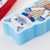 Close up of side of Kusuguru Decorative Kitchen Sponges - Set B