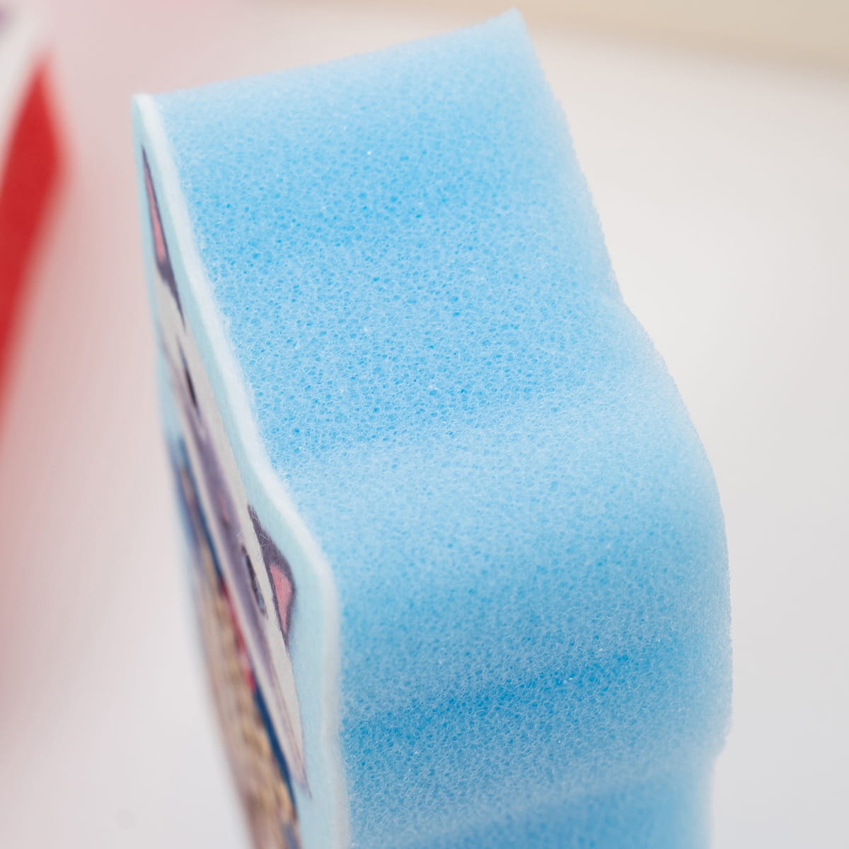 Close up top view of Kusuguru Decorative Kitchen Sponges - Set B
