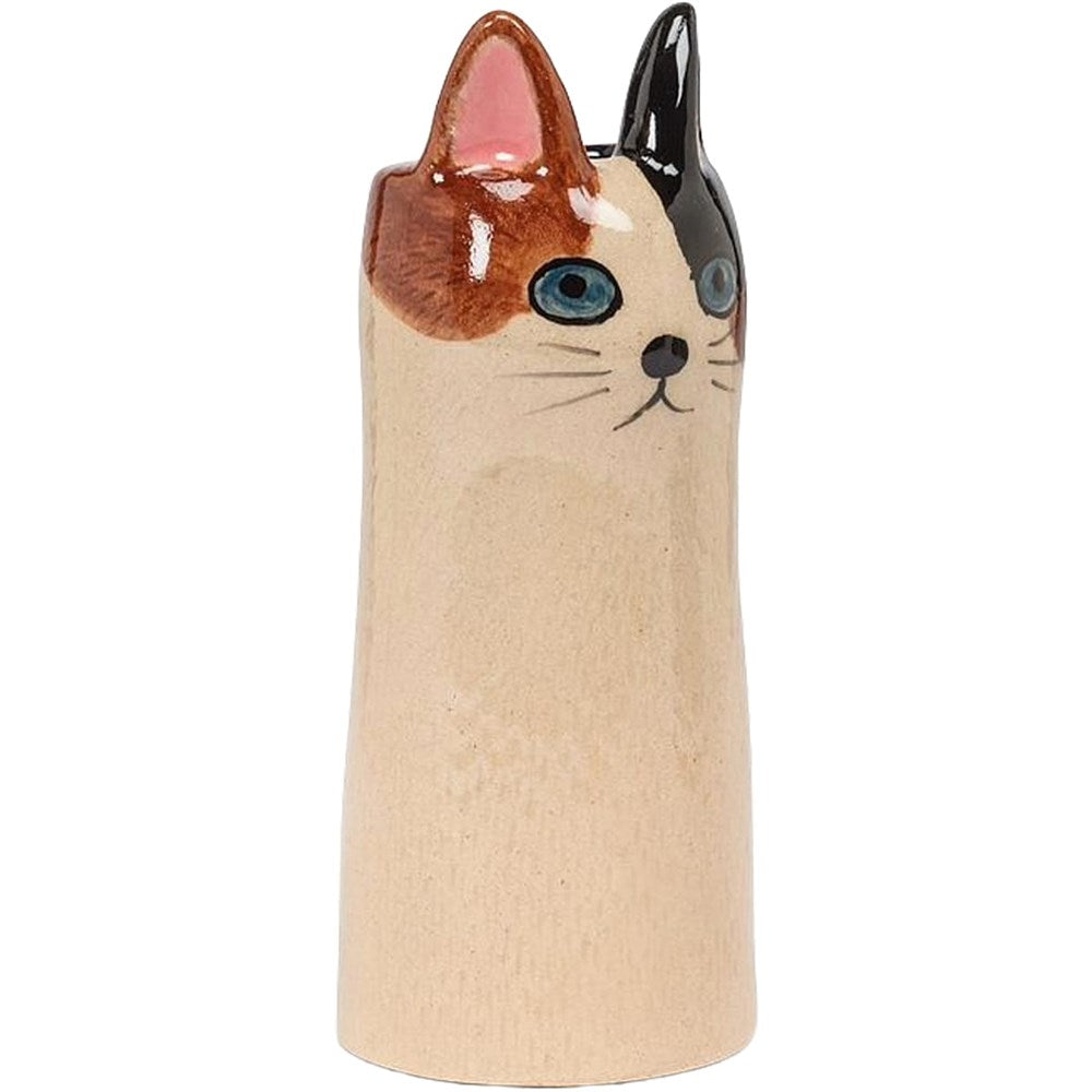 Abbott Skinny Cat Vase - Brown (1 pc)