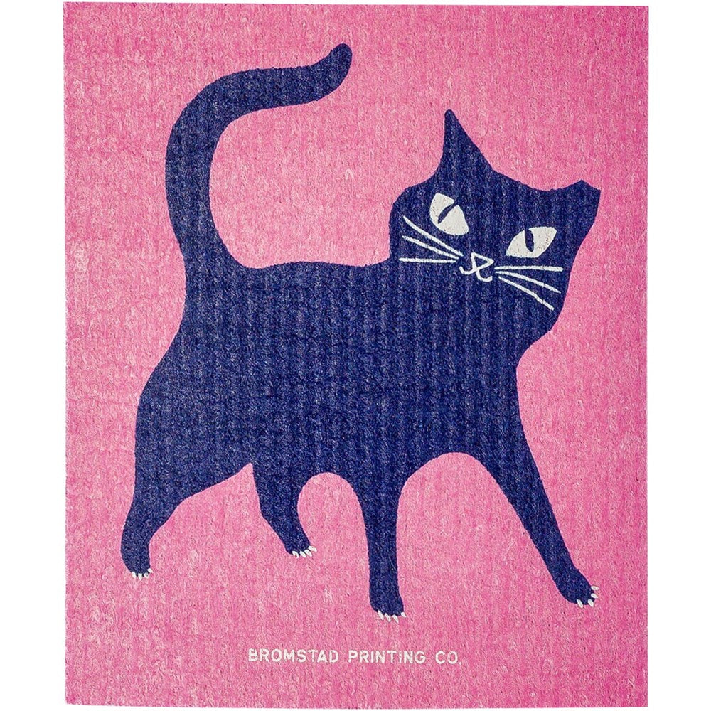 Bromstad Printing Co. Mischief Cat Swedish Dishcloth (1 pc)