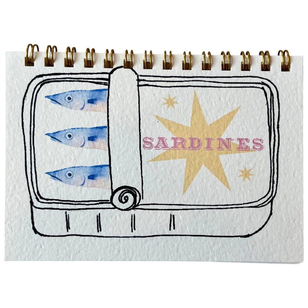 Parcel Sardines Mini Notebook