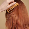 Innersense Organic Beauty Hair Renew Soothing Conditioner - model's hair shown. 