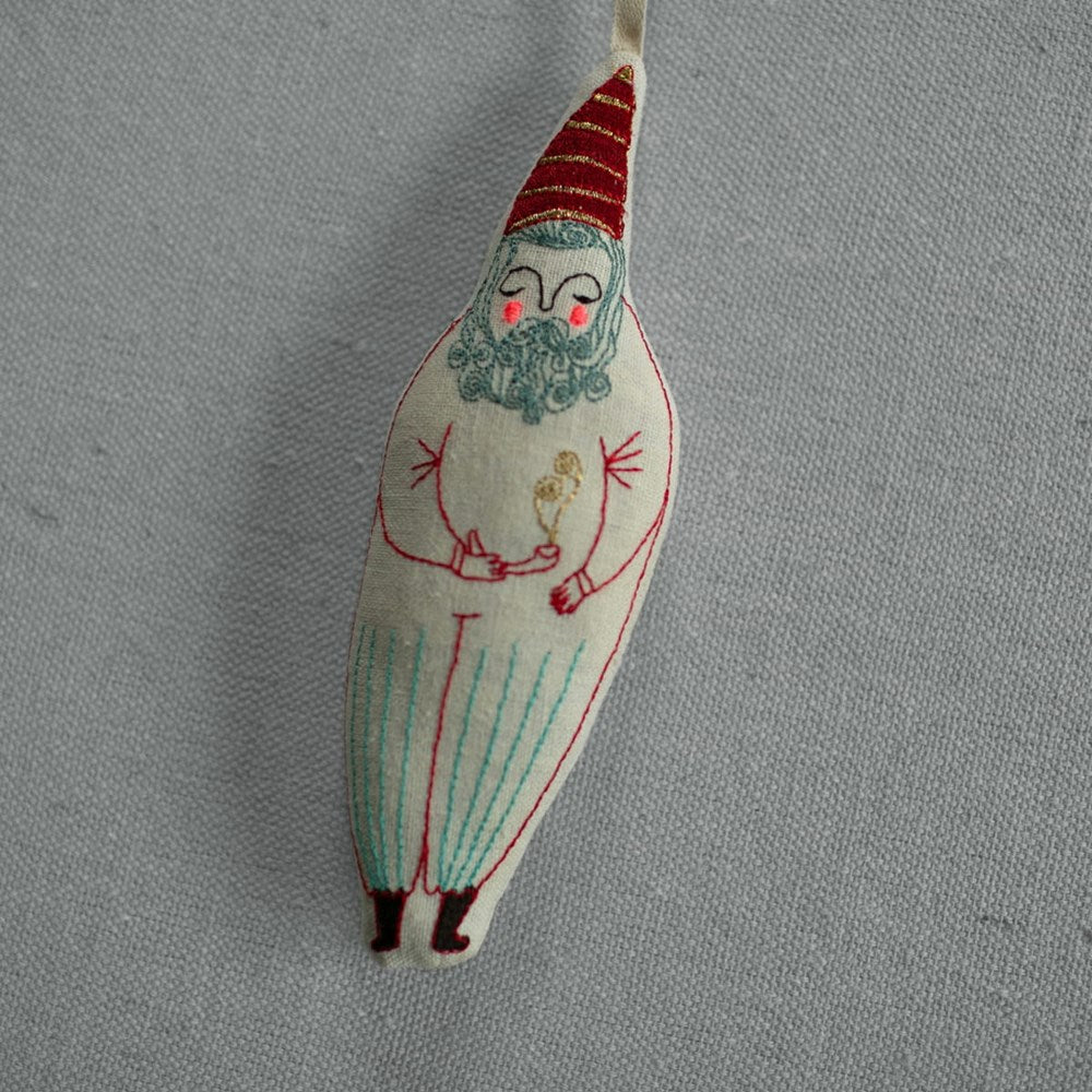 Skippy Cotton Garden Gnome - Lavender Scented Token (1 pc) - product shown up close.