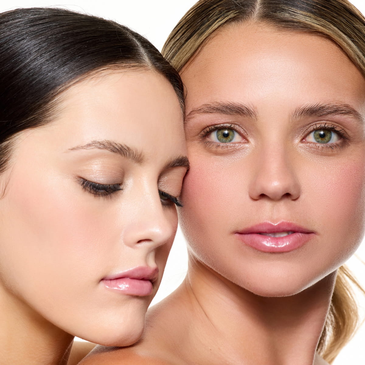 Cote The Ritual Peptide Enriched Lip Treatment (10 ml)  - product shown on model's lips.