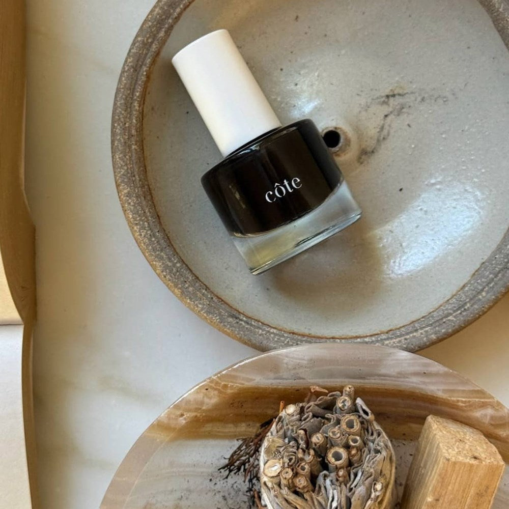 Cote Nail Polish - Tabacco (8 ml) - product shown in bowl. 