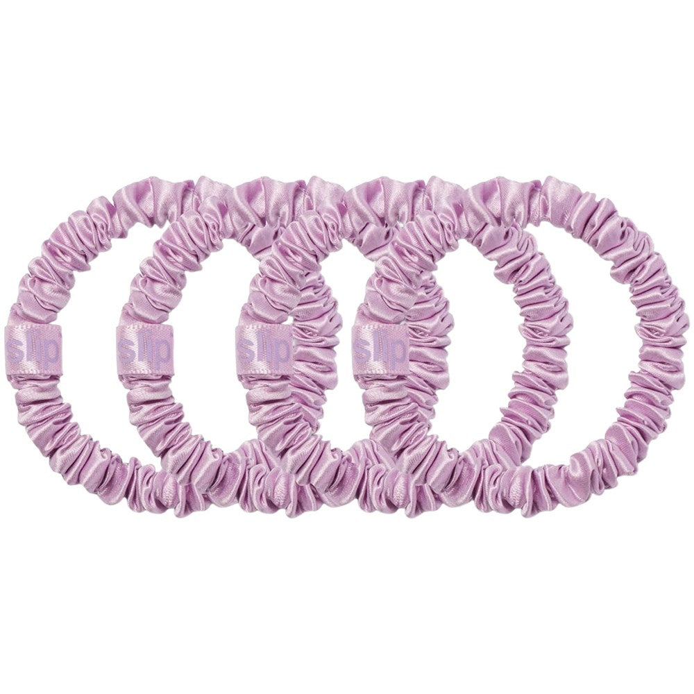 Slip Pure Silk Skinny Scrunchies - Wildflower (4 pcs)