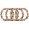 Pure Silk Skinny Scrunchies - Blonde