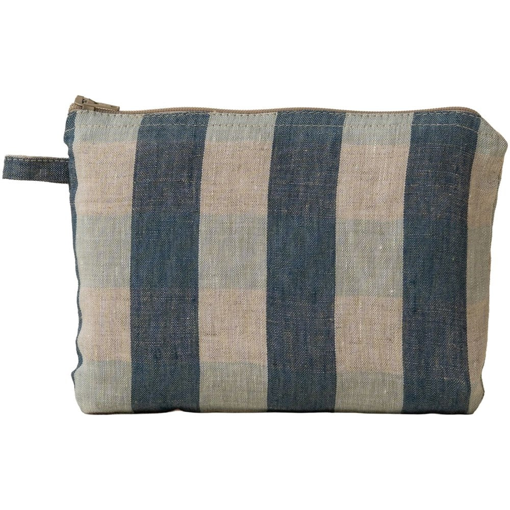 Live Linen Linen Small Pouch – Blue Clara (1 pc)