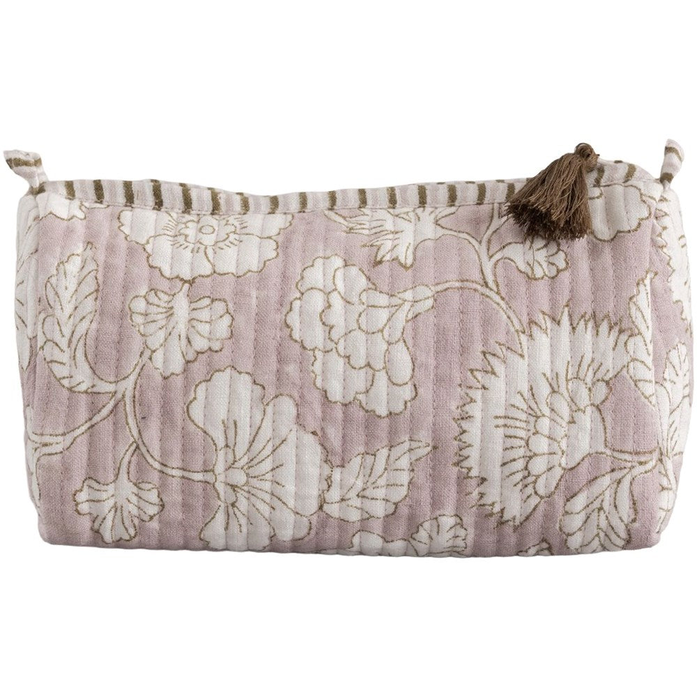 Live Linen Linen Quilted Pouch – Athena Pink (1 pc)