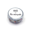 MT Masking Tape Lea Maupetit Whimsical Winter (5/8” x 16.4 ft) - product shown in packaging.