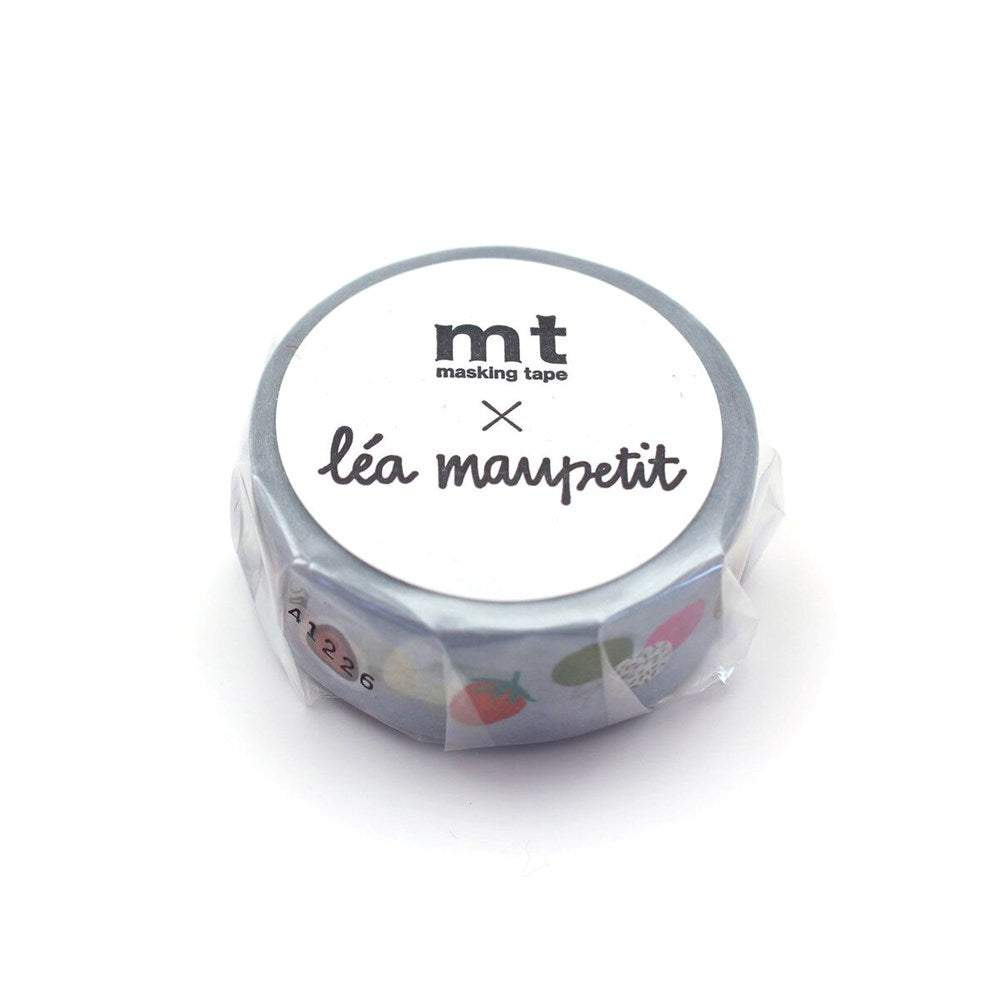 MT Masking Tape Lea Maupetit Whimsical Winter (5/8” x 16.4 ft) - product shown in packaging.
