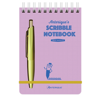 Anterique Stationers Mini Pen Scribble Note Set - Violet (2 pcs)