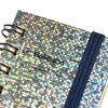 Delfonics Rollbahn Micro Notebook - Metallic Hologram (1 pc) - product shown up close.