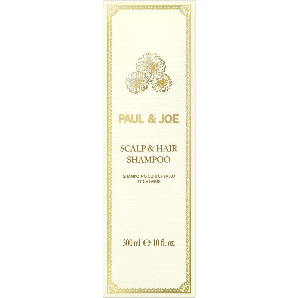 Paul &amp; Joe Beaute Scalp &amp; Hair Shampoo (300 ml) - product packaging shown. 