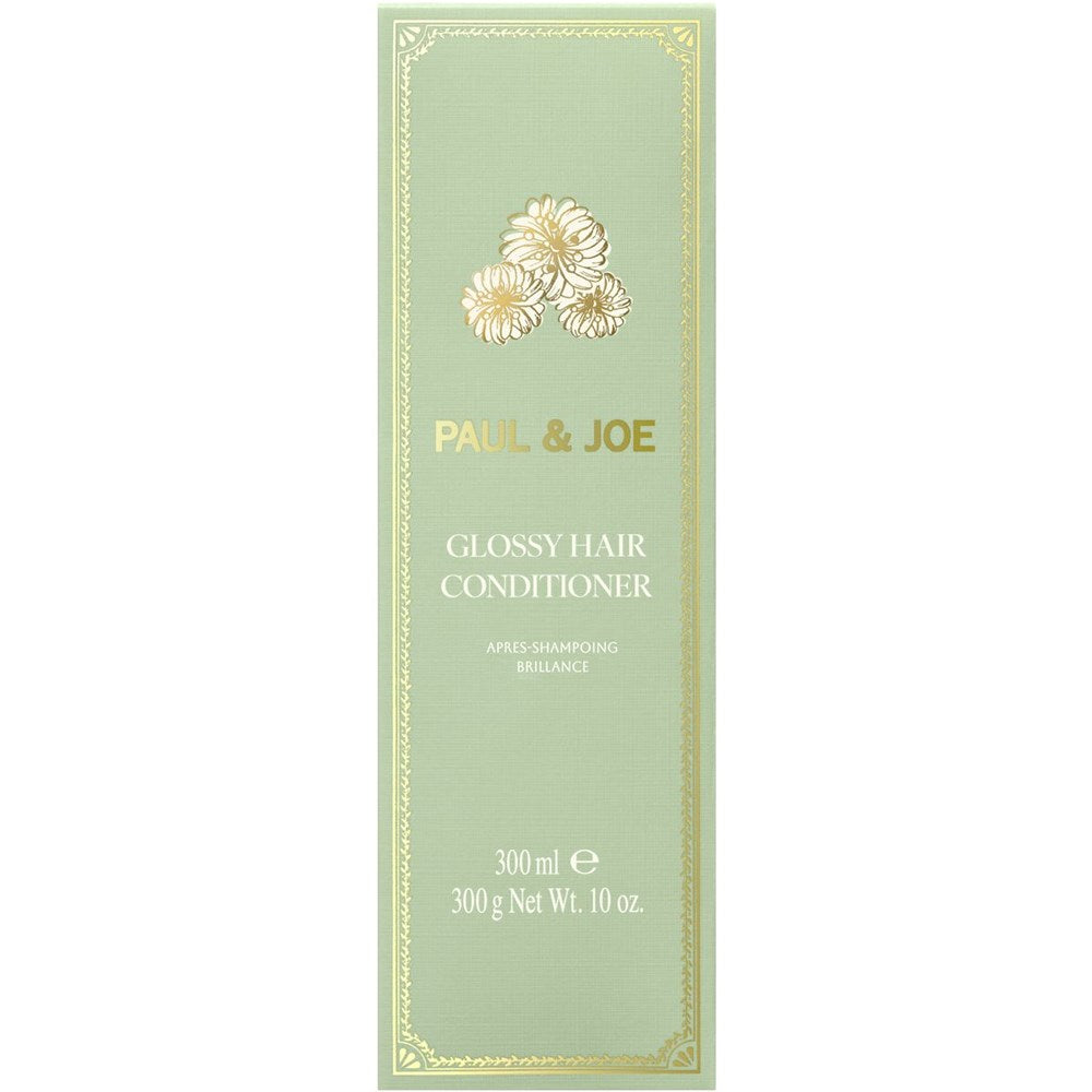 Paul &amp; Joe Beaute Glossy Hair Conditioner (300 ml) - product packaging shown.