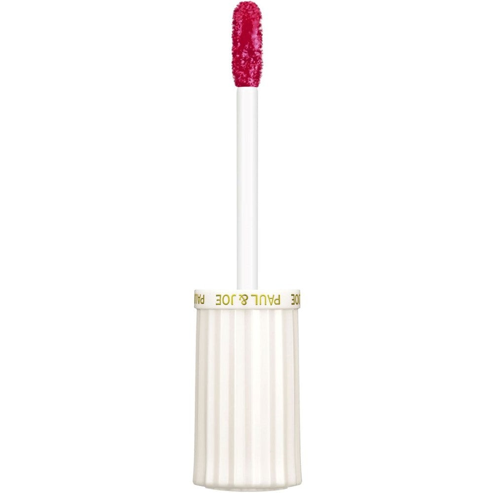 Paul & Joe Beaute Gel Tint Rouge - Romance Happening (06) (10 ml) - product applicator shown. 