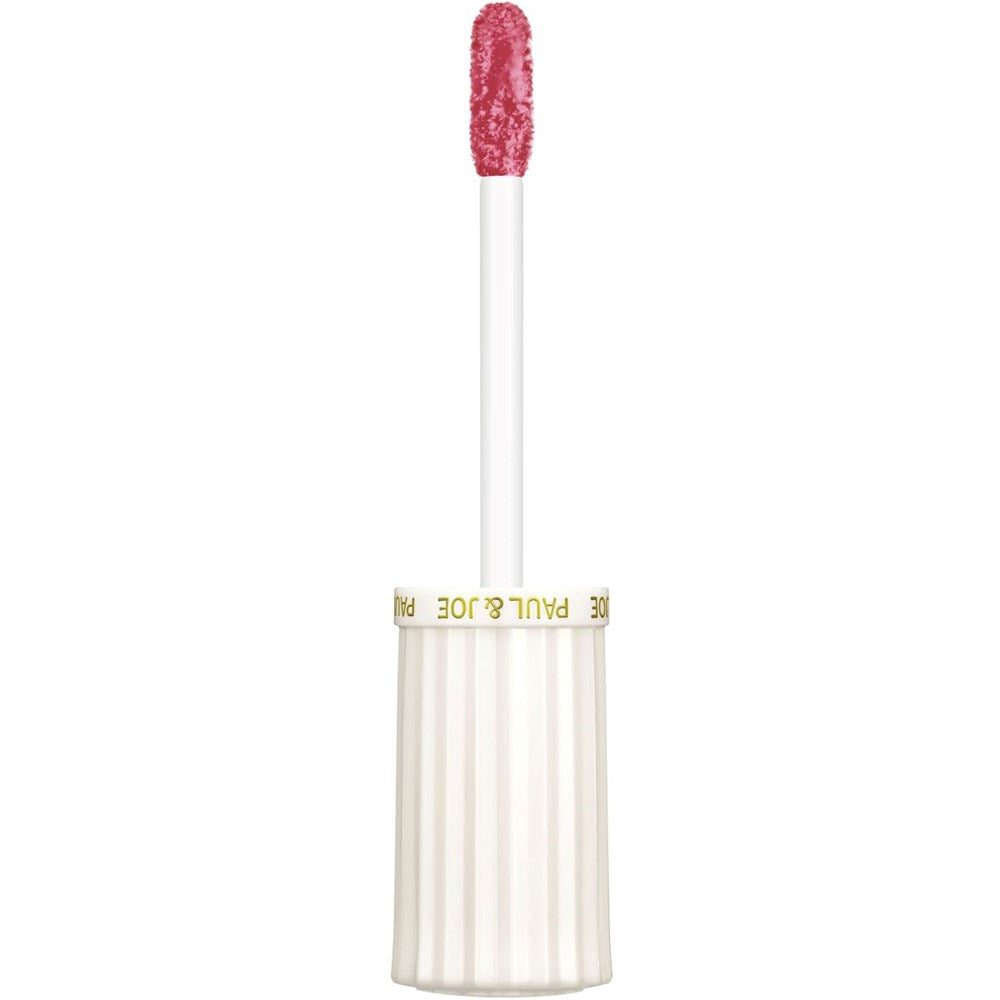 Paul & Joe Beaute Gel Tint Rouge - Jolie Plume (07) (10 ml) - product applicator shown. 