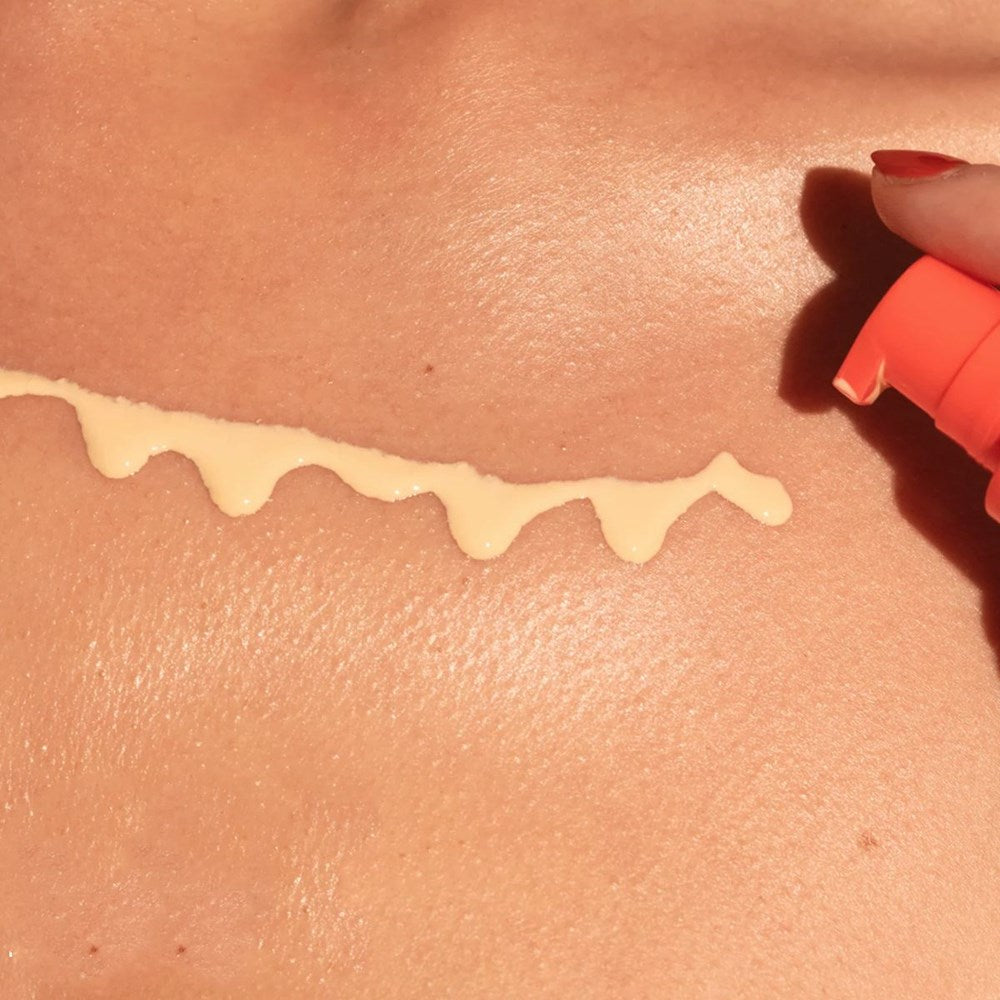 Good Weather Skin The All-Over Sun Milk SPF 50 (120 ml) - product swatch shown on skin. 