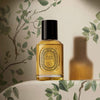 Diptyque Relaxing Oil-In-Oil (100 ml) - product shown on leafy background.