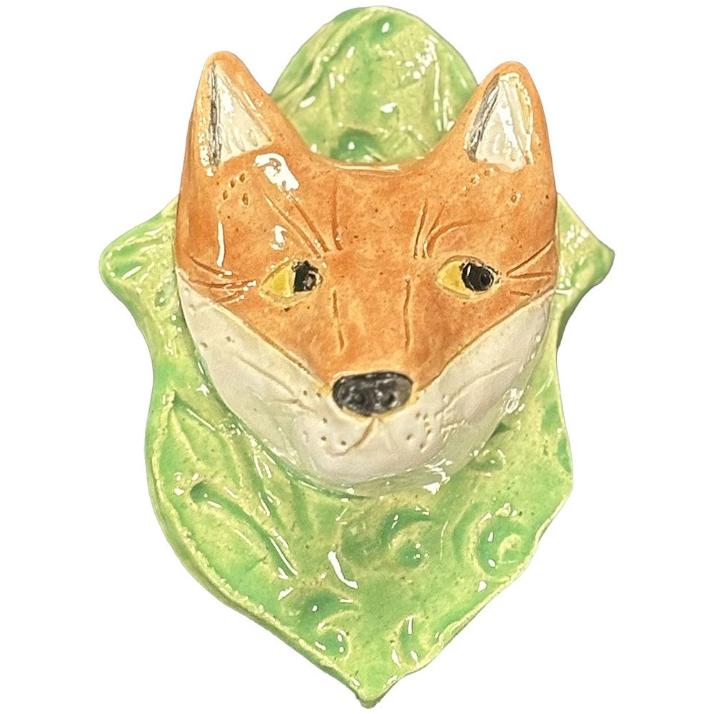 Kelly Aaron Creative Fox On A Plaque - Green (1 pc)