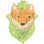 Kelly Aaron Creative Fox On A Plaque - Green (1 pc)