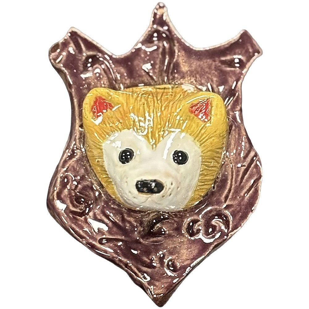 Kelly Aaron Creative Hedgehog On A Plaque - Brown (1 pc)