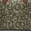 Fable England Edith Orla Scene Print Tote Bag - Khaki (1 pc) - product shown up close. 