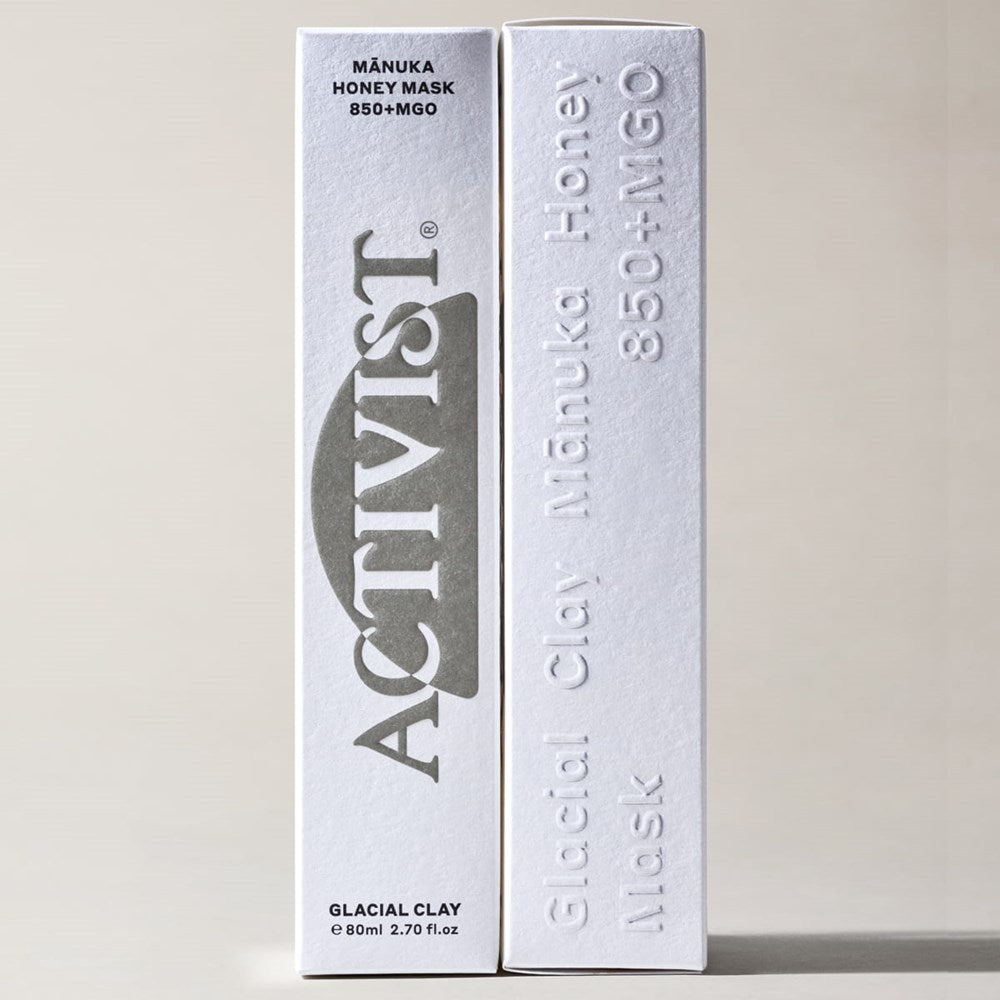 Activist Manuka Honey Glacial Clay Mask (80 ml) box