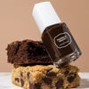 Londontown Magnolia Bakery x Londontown Nail Polish - Double Fudge (12 ml) - product shown next to cookie and brownie. 