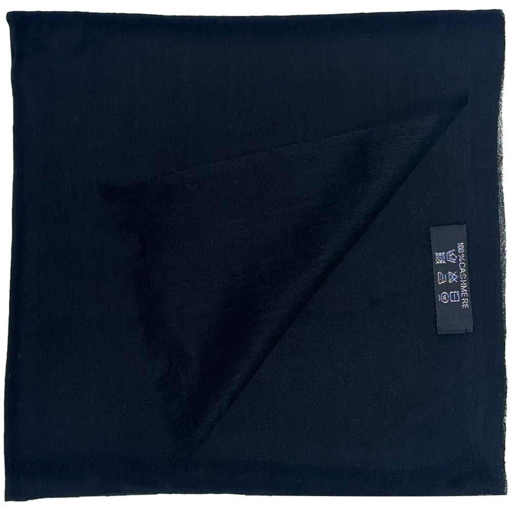 Karen Thomas Lightweight Cashmere Pashmina Wrap - Black (1 pc)