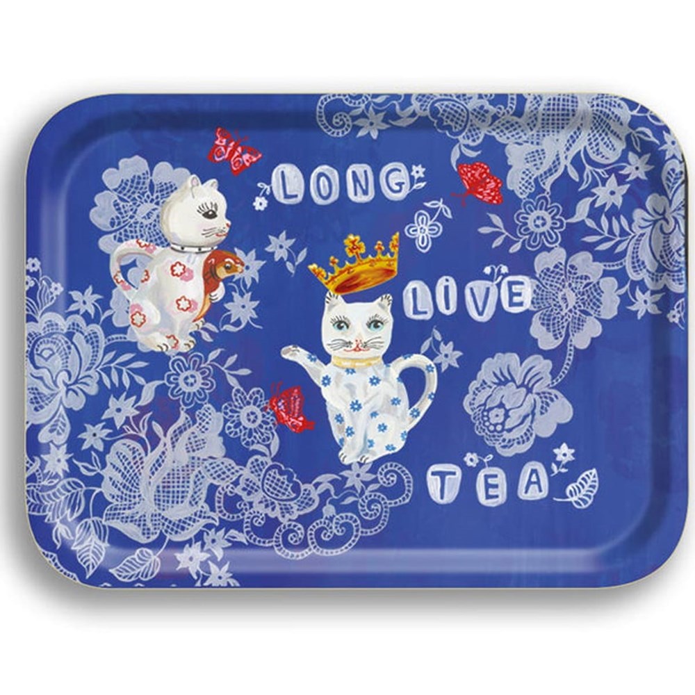 Avenida Home Long Live Tea Rectangular Tray (1 pc)