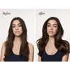 Oribe Supershine Hydration & Shine Set (3 pcs) - product before and afters shown.