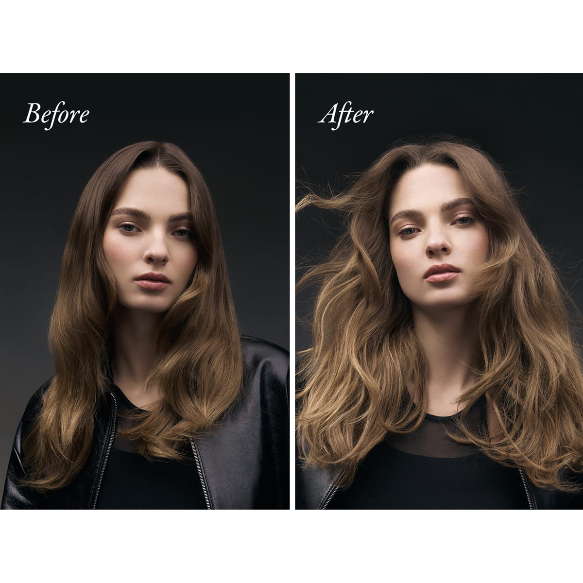 Oribe Protect &amp; Texture Travel Duo (2 pcs) - product before and afters.