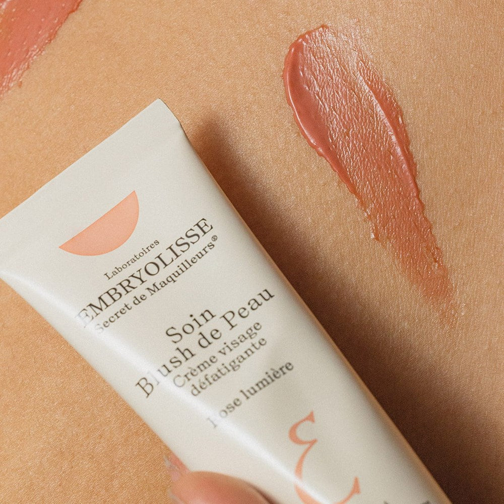 Embryolisse Radiant Complexion Cream - Rose Glow (30 ml) - product swatch shown.