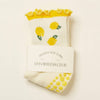 Effortless Club Lemon Ruffle Grip Sock (1 pair) - product shown in packaging.
