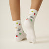 Effortless Club Italian Vacay Grip Sock (1 pair) - product shown up close.