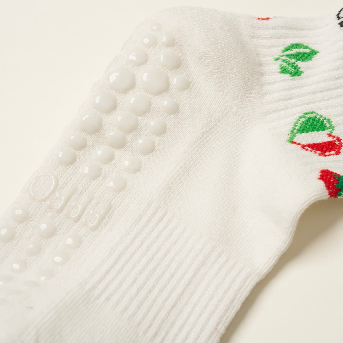 Effortless Club Italian Vacay Grip Sock (1 pair) - product shown up close.