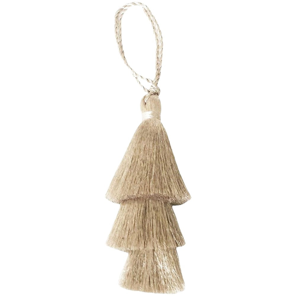 Quilted Koala Tassel - Champagne (1 pc)