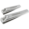 Tweezerman Stainless Steel Fingernail Clipper Set (2 pcs)