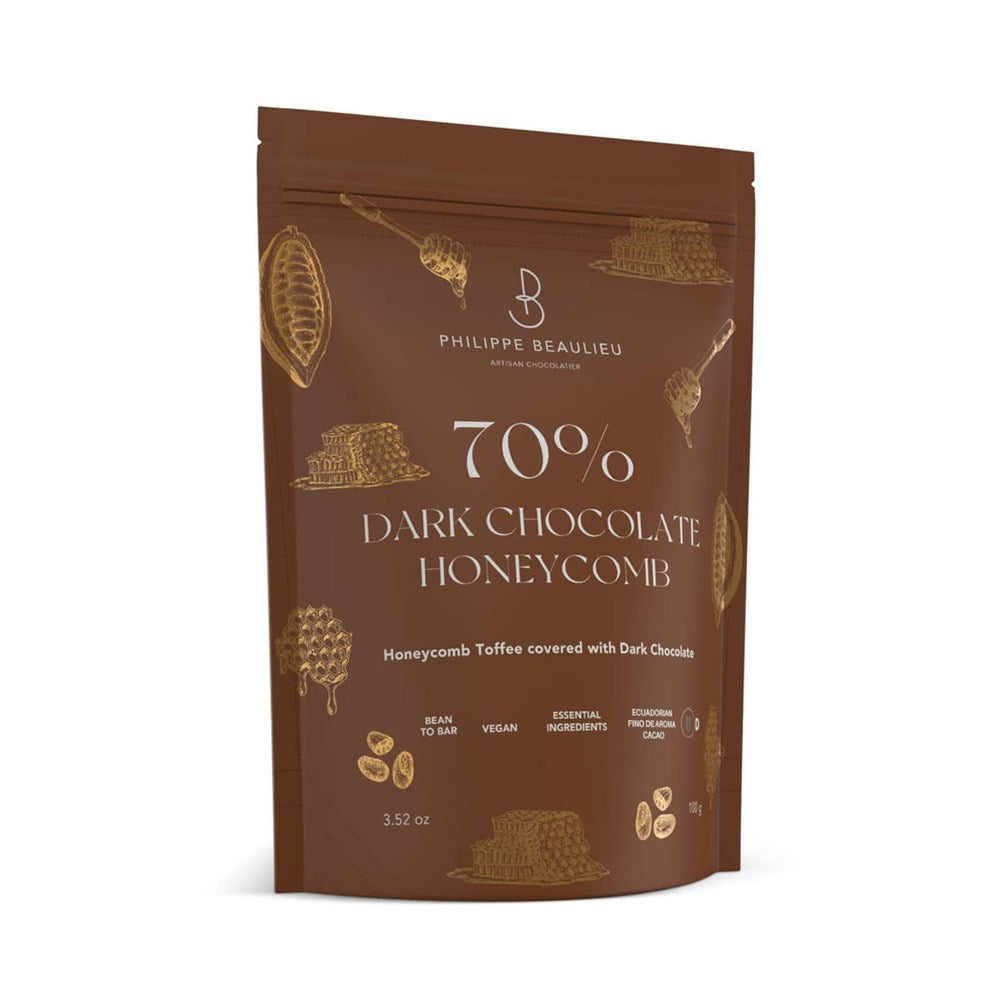 Philippe Beaulieu Dark Chocolate Honeycomb (100 g) - product shown in packaging