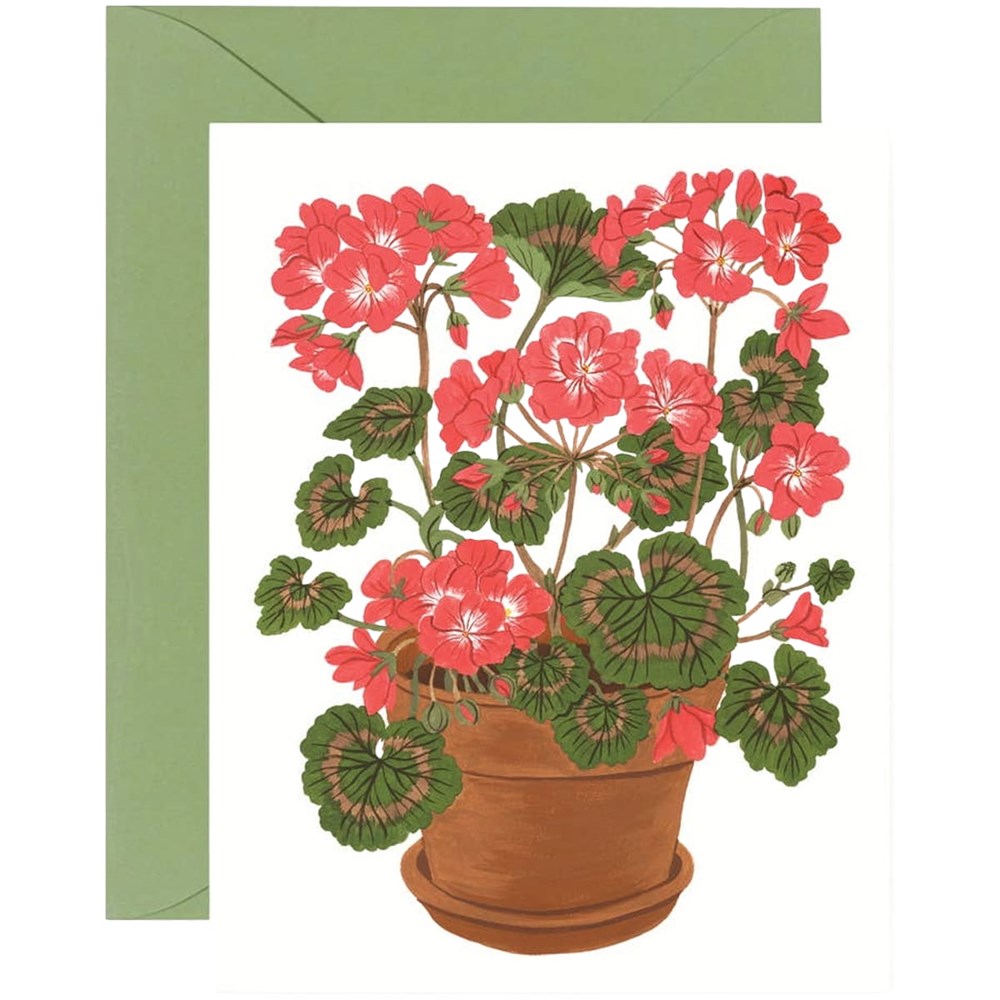  Botanica Paper Co. Geranium Card (1 pc)