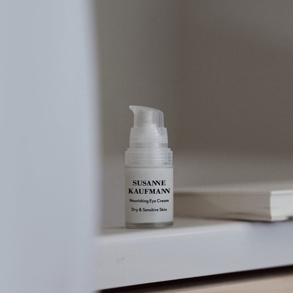 Susanne Kaufmann Nourishing Eye Cream (15 ml) - product shown on shelf.