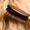 L'Artisan Brossier Pure Boar & Nylon Bristle Brush - Medium (1 pc) - product shown brushing blonde hair.