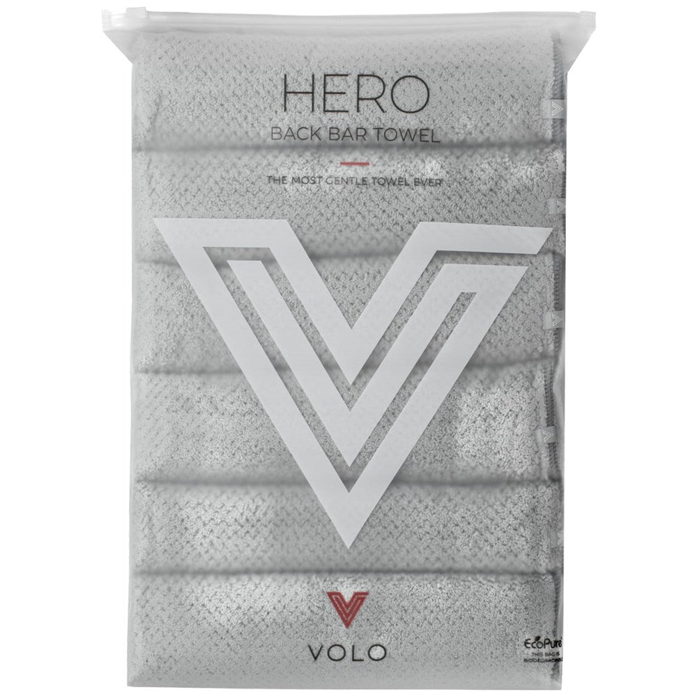 VOLO Beauty Hero Back Bar Hair Towel - Luna Gray (6 pcs)