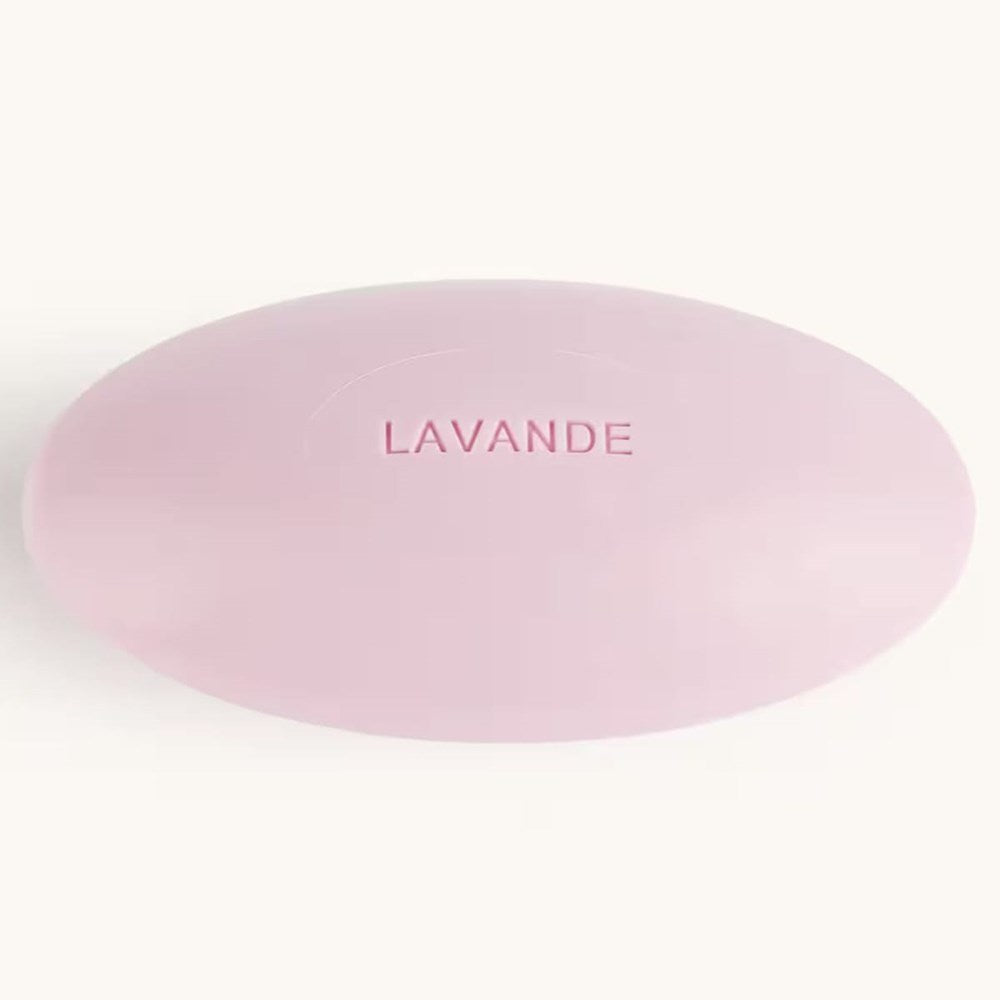 Fragonard Parfumeur Lavender Pebble Soap (140 g) - product shown out of packaging. 