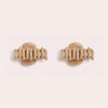 Vignette Vol. III Claw Clip - Sand (2 pcs) showing bottom of clips