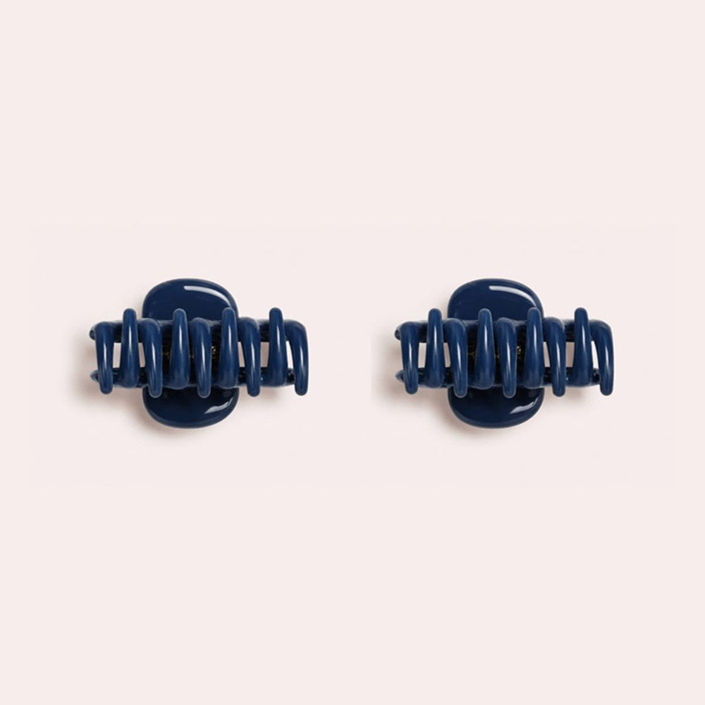 Vol. III Claw Clip - Indigo (2 pcs) showing bottom of clips