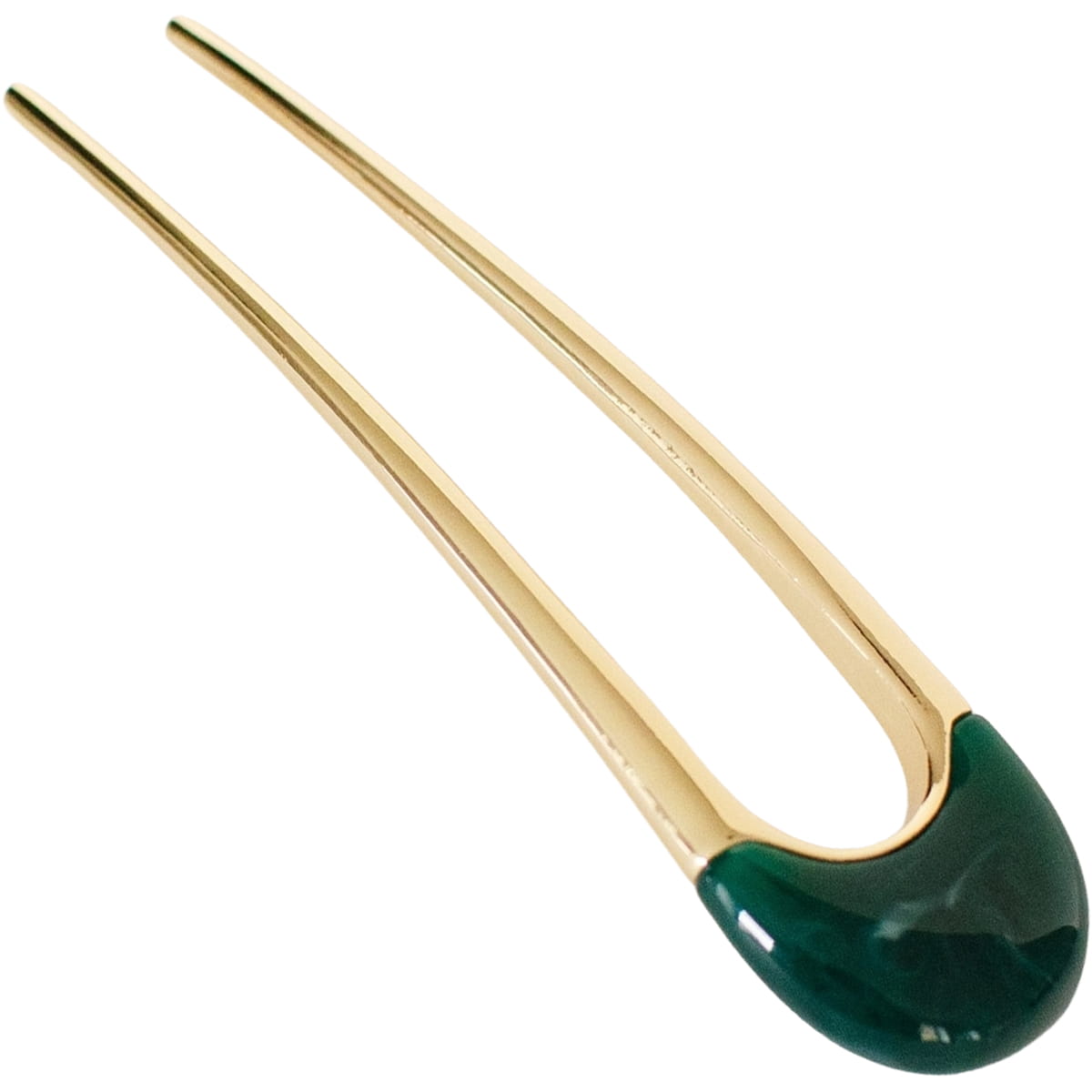 nar’sha Lune Resin Hair Stick - Green (1 pc)